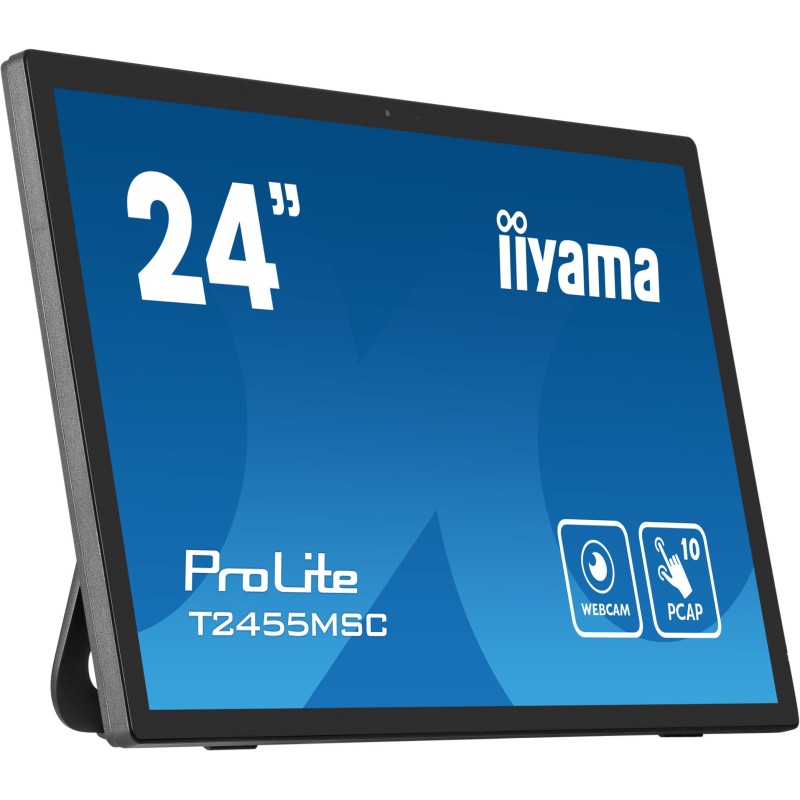 iiyama T2455MSC-B1 visualizzatore di messaggi Pannello piatto per segnaletica digitale 61 cm (24") LED 400 cd m² Full HD Nero