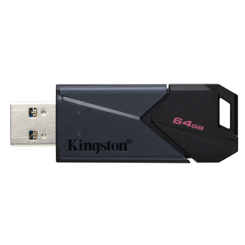 Kingston Technology DataTraveler 64GB Portable USB 3.2 Gen 1 Exodia Onyx