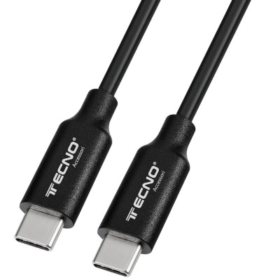 Tecno 24.218 cavo USB 1 m USB C Nero