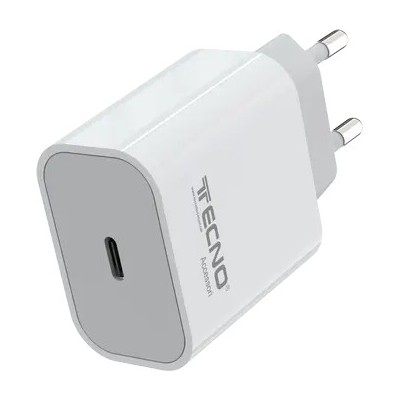 Tecno 53.257 Caricabatterie per dispositivi mobili Universale Bianco AC Ricarica rapida Interno