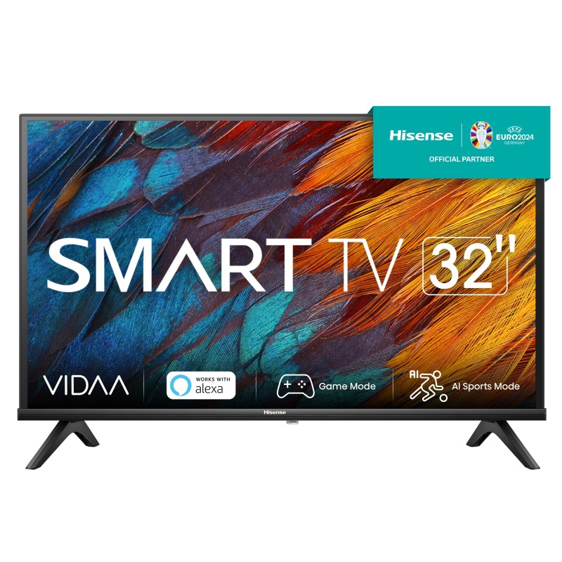 Hisense 32A4K TV 81,3 cm (32") HD Smart TV Wi-Fi Nero 200 cd m²