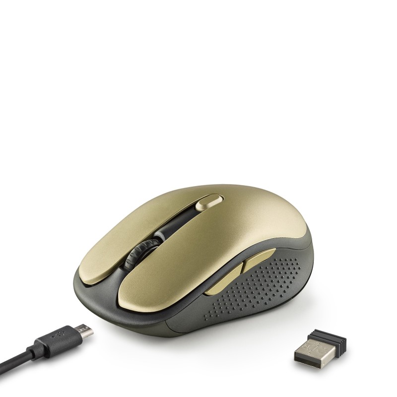 NGS EVO RUST mouse Mano destra RF Wireless Ottico 1600 DPI