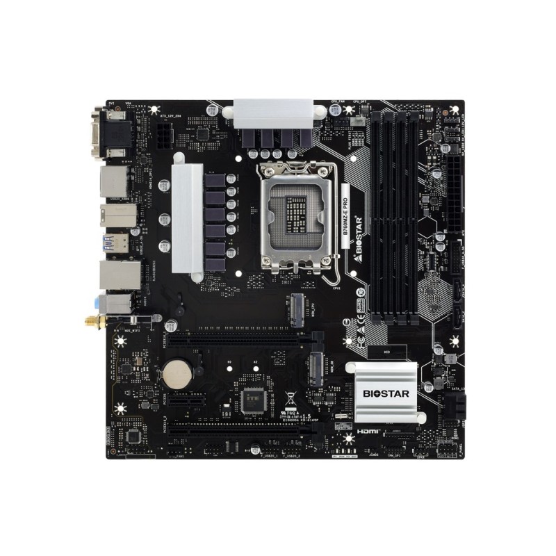 Biostar B760MZ-E PRO scheda madre Intel B760 LGA 1700 micro ATX