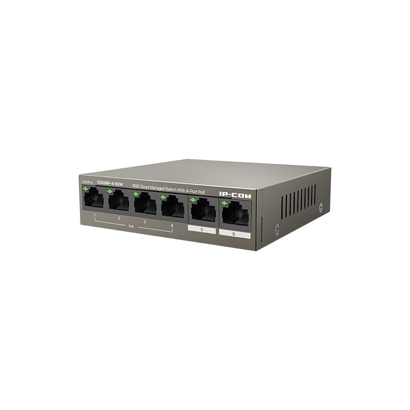 IP-COM Networks G2206P-4-63W switch di rete Gestito Gigabit Ethernet (10 100 1000) Supporto Power over Ethernet (PoE)