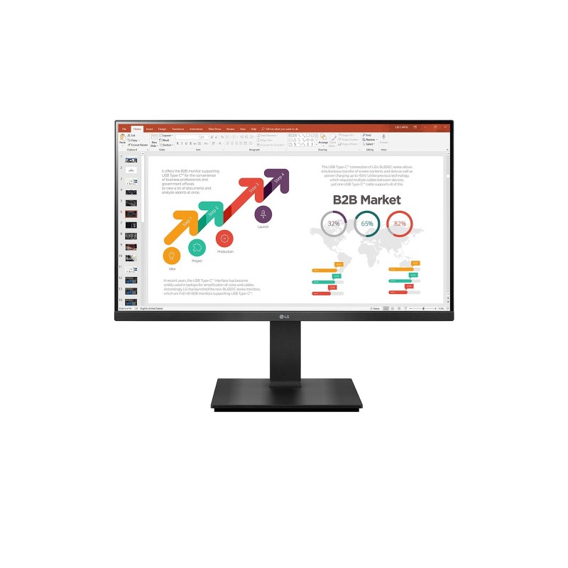 LG 24BP45SP-B Monitor PC 60,5 cm (23.8") 1920 x 1080 Pixel Full HD Nero