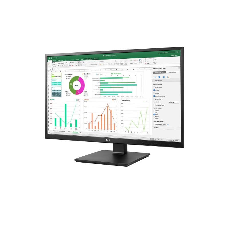 LG 27BN55UP-B Monitor PC 60,5 cm (23.8") 1920 x 1080 Pixel Full HD Nero