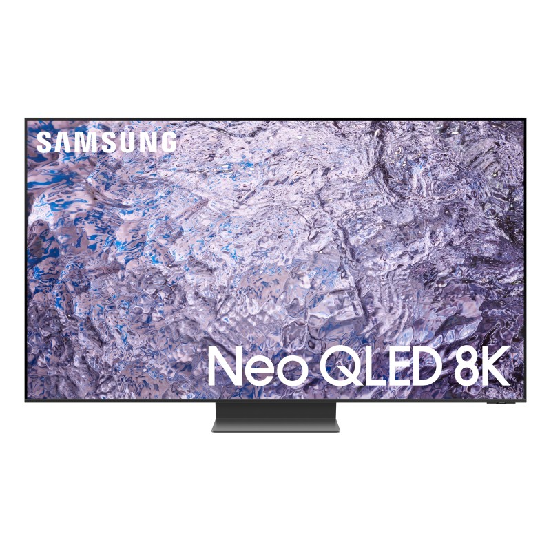 Samsung Series 8 TV QE75QN800CTXZT Neo QLED 8K, Smart TV 75" Processore Neural Quantum 8K, Dolby Atmos e OTS+, Titan Black 2023