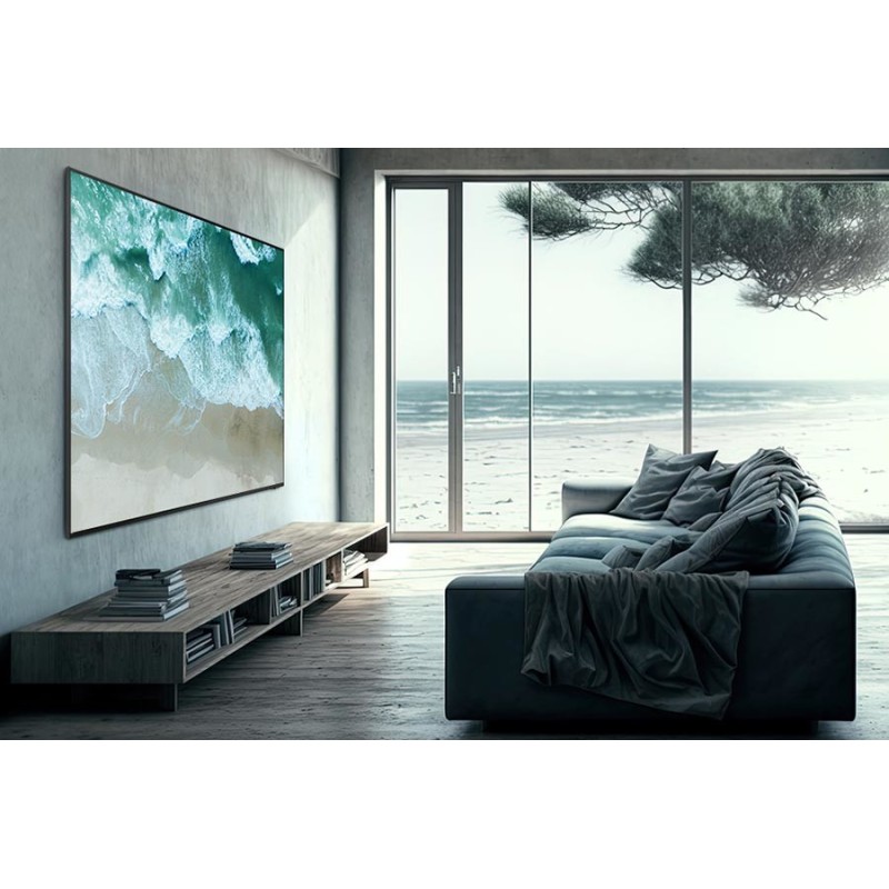 Samsung Series 9 TV QE65QN95CATXZT Neo QLED 4K, Smart TV 65" Processore Neural Quantum 4K, Dolby Atmos e OTS+, Slate Black 2023