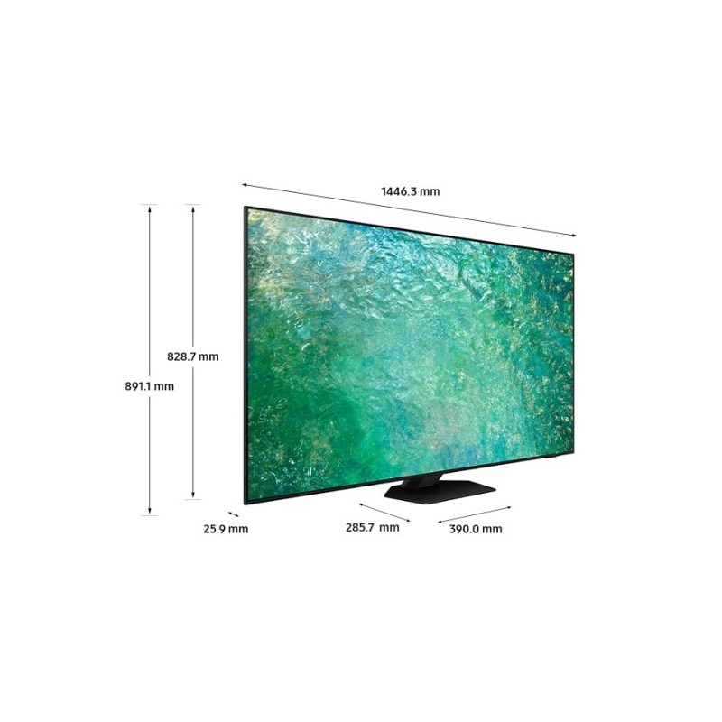 Samsung Series 8 TV QE65QN85CATXZT Neo QLED 4K, Smart TV 65" Processore Neural Quantum 4K, Dolby Atmos e OTS, Bright Silver 2023