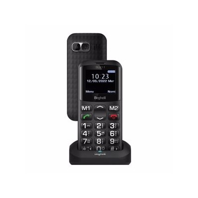 Beghelli SLV11 4,5 cm (1.77") 71 g Nero Telefono per anziani