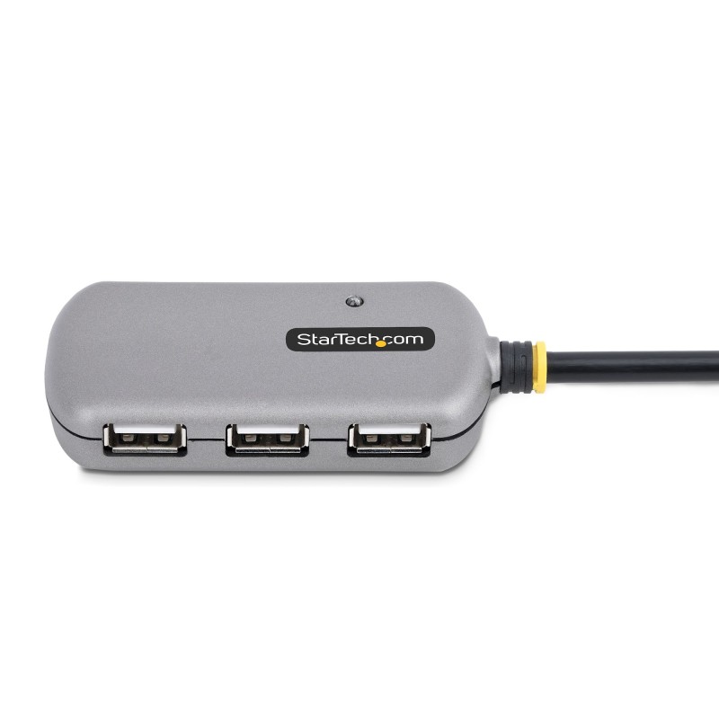 StarTech.com Cavo di Prolunga USB 2.0 da 24m con Hub di Estensione a 4 Porte USB-A, Cavo ripetitore USB attivo, Cavo Prolunga