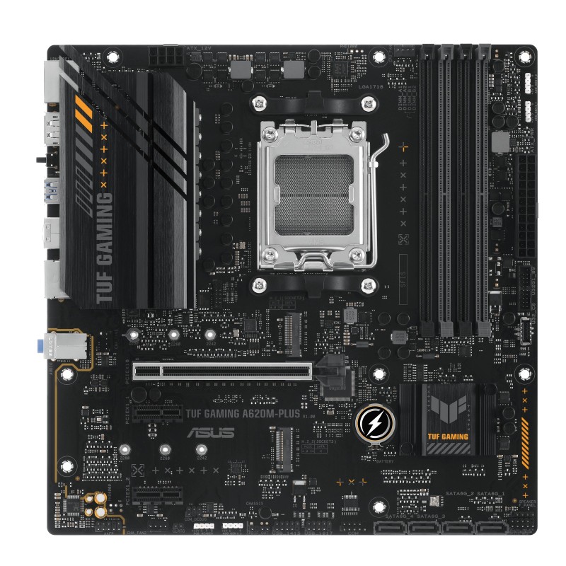 ASUS TUF GAMING A620M-PLUS AMD A620 Presa di corrente AM5 micro ATX