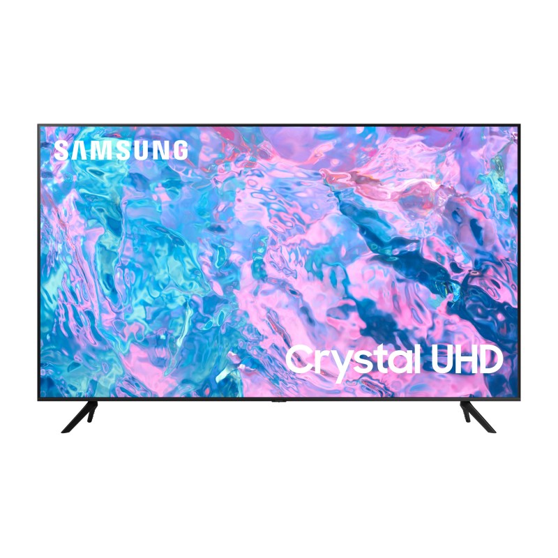 Samsung Series 7 TV UE55CU7170UXZT Crystal UHD 4K, Smart TV 55" Processore Crystal 4K, OTS Lite, Black 2023