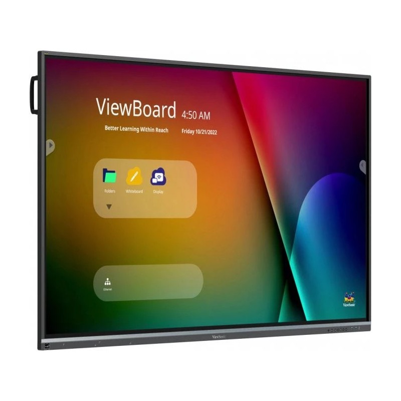 Viewsonic IFP7550-5F lavagna interattiva 190,5 cm (75") 3840 x 2160 Pixel Touch screen Nero HDMI