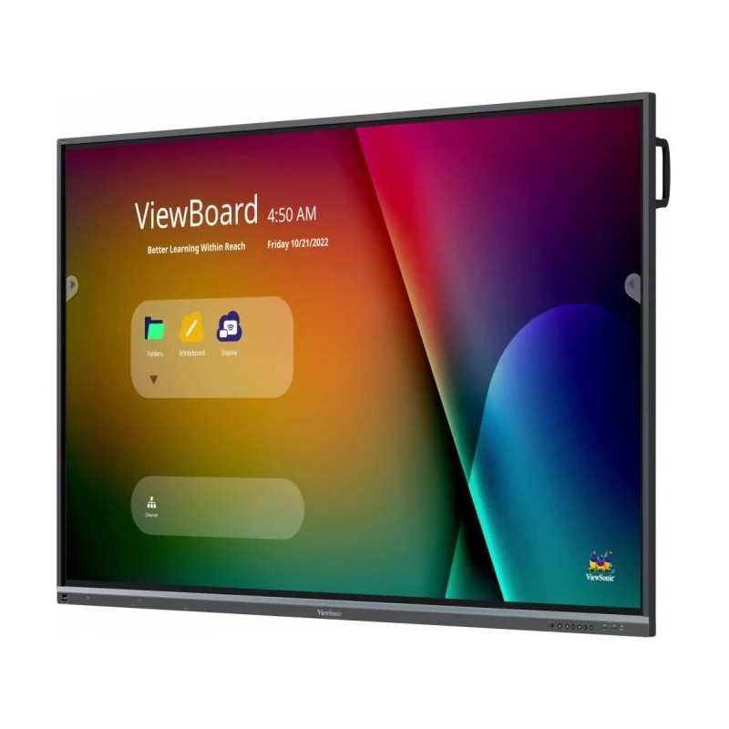 Viewsonic IFP7550-5F lavagna interattiva 190,5 cm (75") 3840 x 2160 Pixel Touch screen Nero HDMI