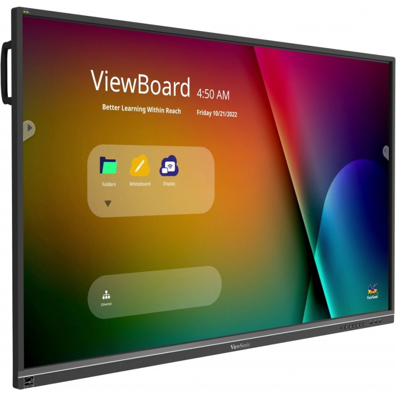 Viewsonic IFP6550-5 lavagna interattiva 165,1 cm (65") 3840 x 2160 Pixel Touch screen Nero HDMI