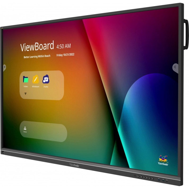 Viewsonic IFP6550-5 lavagna interattiva 165,1 cm (65") 3840 x 2160 Pixel Touch screen Nero HDMI