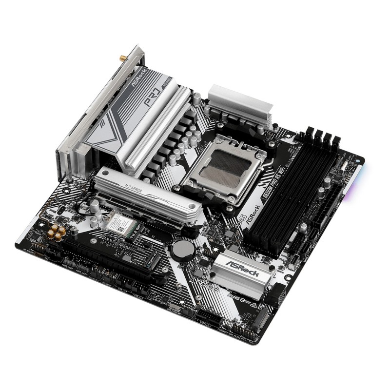 Asrock B650M Pro RS WiFi AMD B650 Presa di corrente AM5 micro ATX