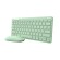 Trust Lyra tastiera Mouse incluso RF senza fili + Bluetooth QWERTY Italiano Verde