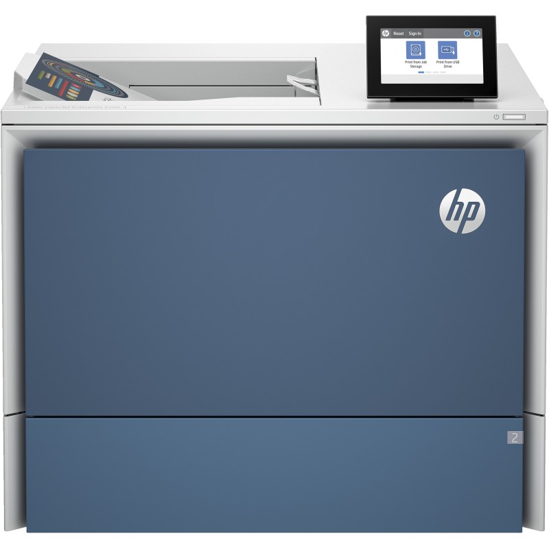 HP LaserJet Enterprise Stampante Color 6701dn, Stampa, porta unità flash USB anteriore Vassoi ad alta capacità opzionali