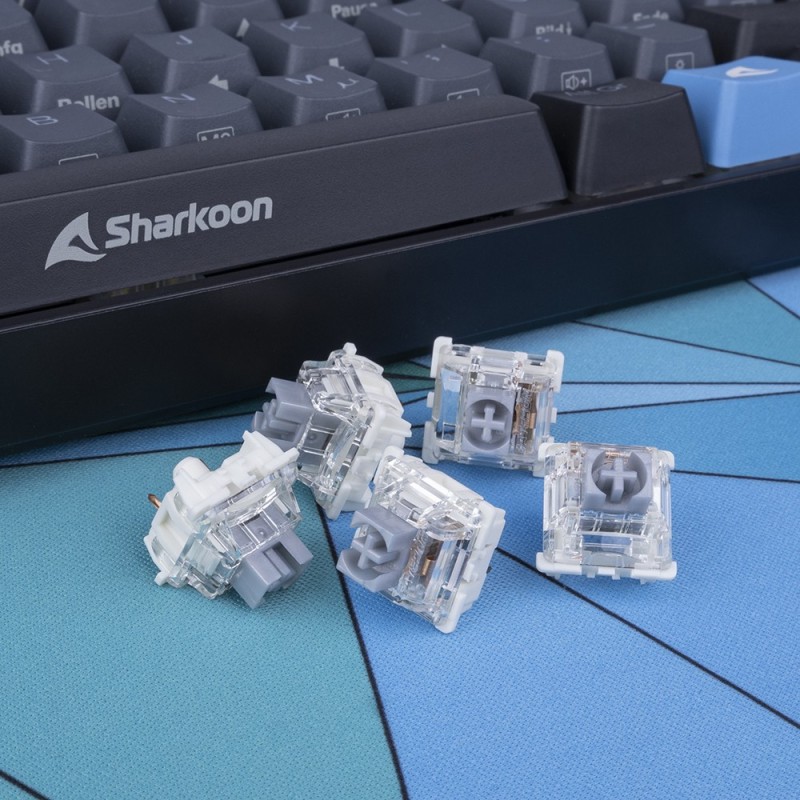 Sharkoon Gateron PRO 2.0 SILVER Interruttori a tastiera