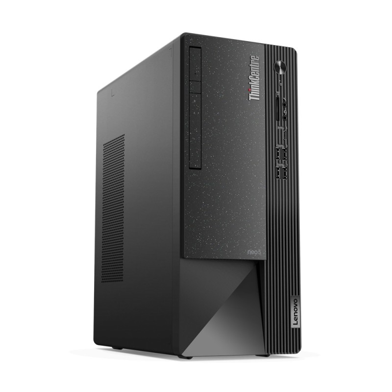 Lenovo ThinkCentre neo 50t Intel® Core™ i7 i7-12700 8 GB DDR4-SDRAM 512 GB SSD Windows 11 Pro Tower PC Nero, Grigio