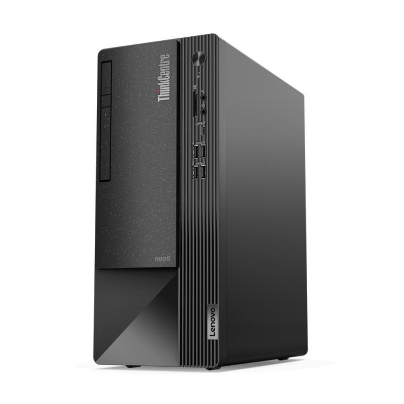 Lenovo ThinkCentre neo 50t Intel® Core™ i7 i7-12700 8 GB DDR4-SDRAM 512 GB SSD Windows 11 Pro Tower PC Nero, Grigio