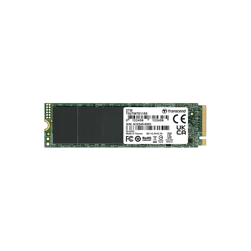 Transcend PCIe SSD 115S M.2 250 GB PCI Express 3.0 NVMe 3D NAND