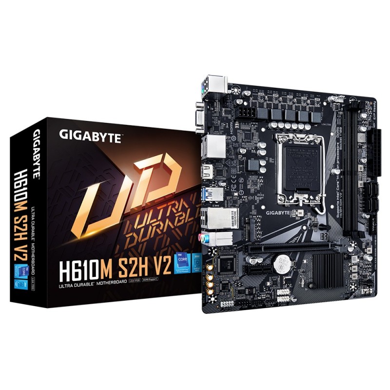 Gigabyte H610M S2H V2 scheda madre Intel H610 Express LGA 1700 micro ATX