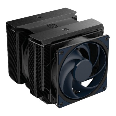 Cooler Master MasterAir MA824 Stealth Processore Raffreddatore d'aria 120 135 mm Nero