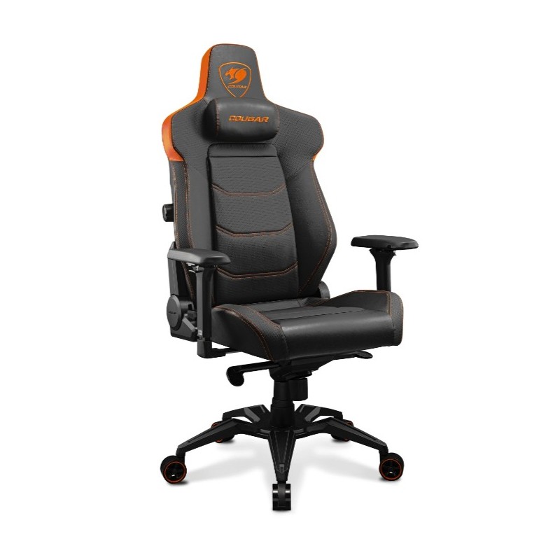 COUGAR Gaming Armor Evo CGR-EVO Sedia per gaming universale Seduta imbottita Nero, Arancione