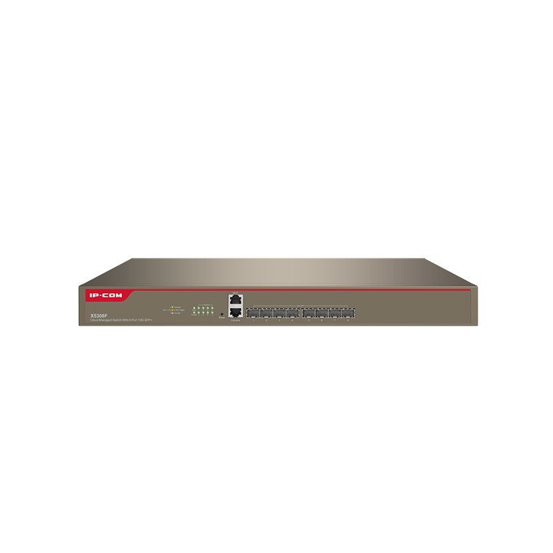 IP-COM Networks X5308F switch di rete Gestito L3 Gigabit Ethernet (10 100 1000) Supporto Power over Ethernet (PoE) 1U Grigio