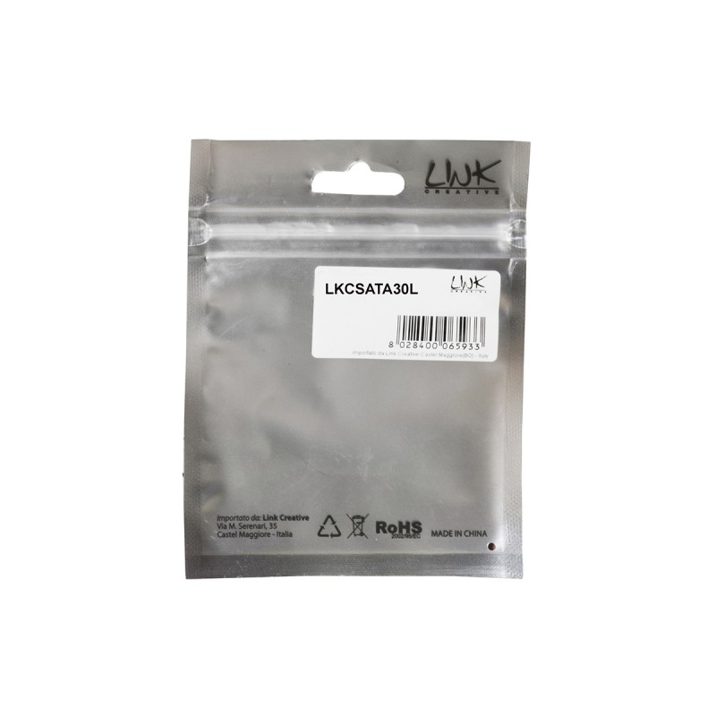 Link Accessori LKCSATA30L cavo SATA 0,3 m SATA 7-pin Blu