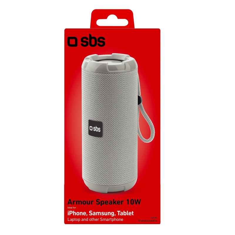 SBS Armour Altoparlante portatile stereo Bianco 10 W