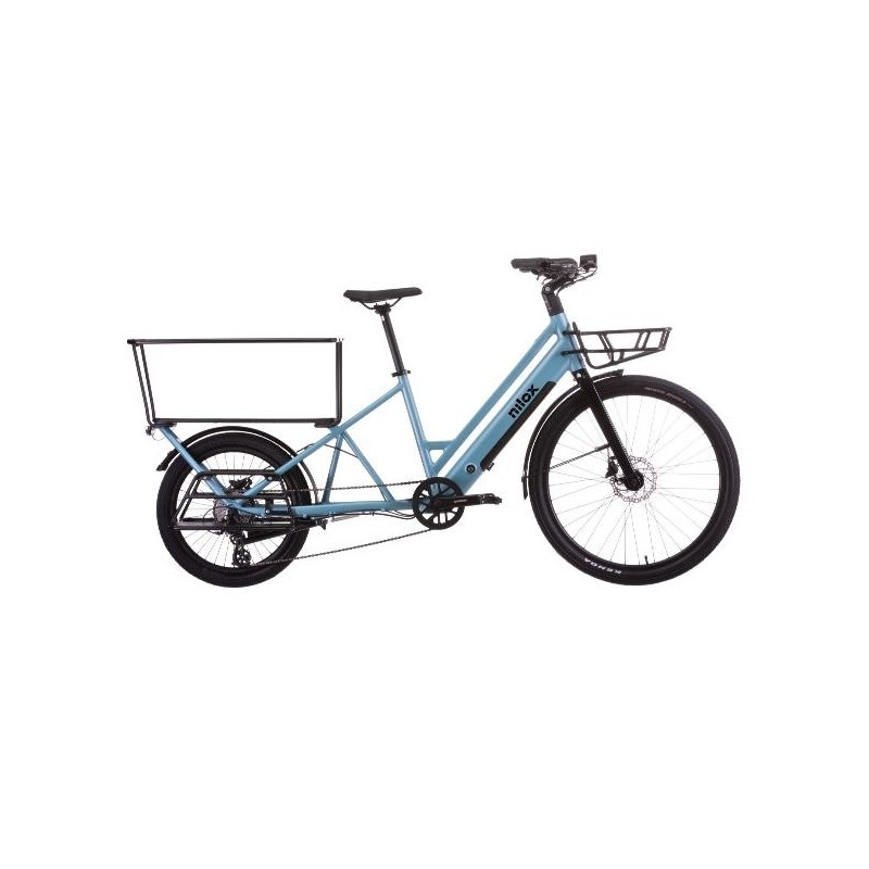 Nilox 30NXEBCLTV1 bicicletta elettrica Blu Alluminio 69,8 cm (27.5") 24 kg