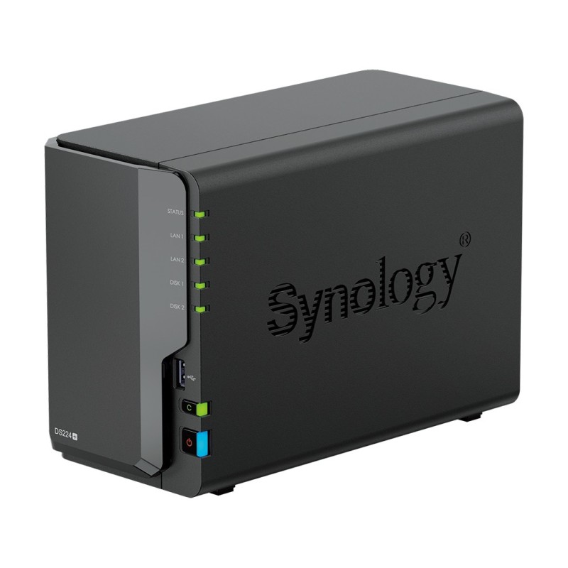 Synology DiskStation DS224+ server NAS e di archiviazione Desktop Collegamento ethernet LAN Nero J4125