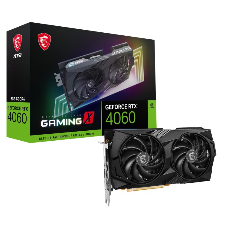 MSI GAMING GEFORCE RTX 4060 X 8G scheda video NVIDIA 8 GB GDDR6