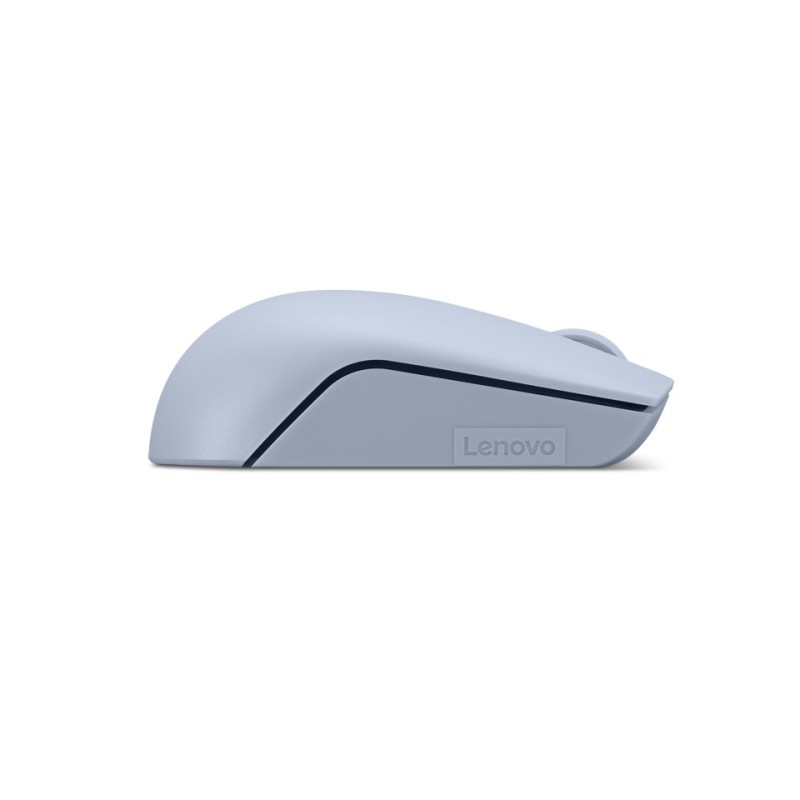 Lenovo 300 Wireless Compact Maus Kabellos Optisch Blau 3 Tasten 1000 dpi mouse Ambidestro RF Wireless Ottico