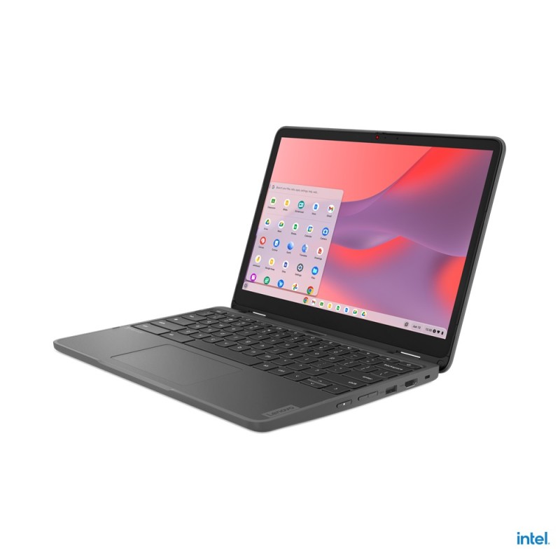 Lenovo 500e Yoga Chromebook Intel® N N200 31 cm (12.2") Touch screen WUXGA 8 GB LPDDR5-SDRAM 128 GB eMMC Wi-Fi 6E (802.11ax)