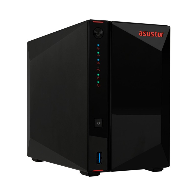 Asustor AS5402T server NAS e di archiviazione Collegamento ethernet LAN Nero N5105