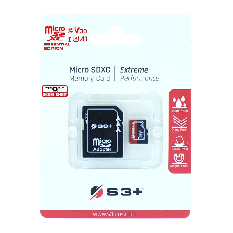 S3+ S3SDC10V30E 128 GB MicroSDXC UHS-I Classe 10