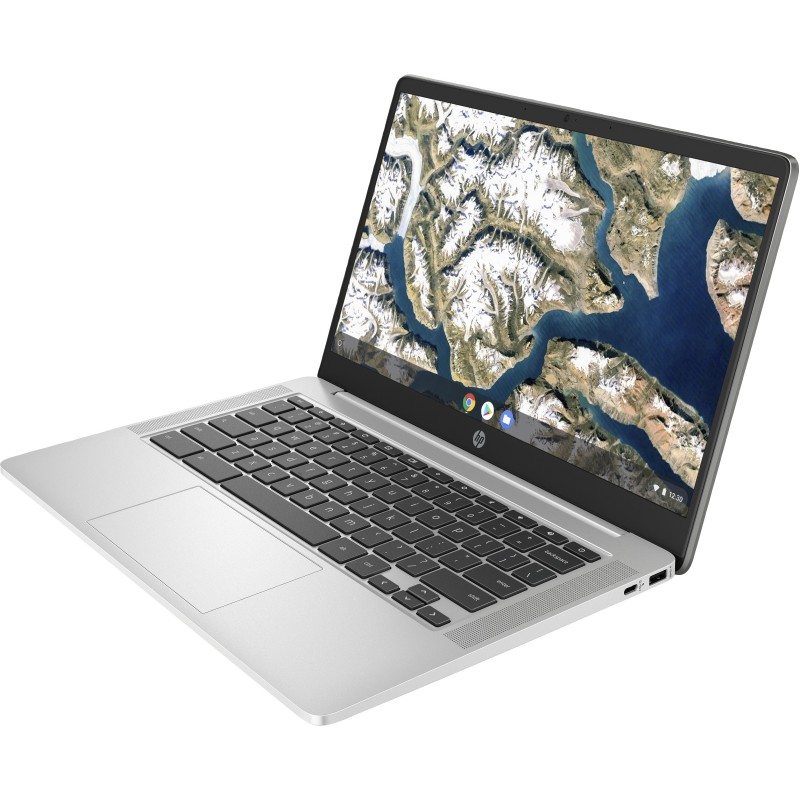 HP Chromebook 14a-na0078nl Intel® Celeron® N4120 35,6 cm (14") HD 4 GB LPDDR4-SDRAM 64 GB eMMC Wi-Fi 5 (802.11ac) ChromeOS