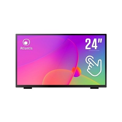 Atlantis Land A05-T24A-VHDM Monitor PC 54,5 cm (21.4") 1920 x 1080 Pixel Full HD LED Touch screen Nero