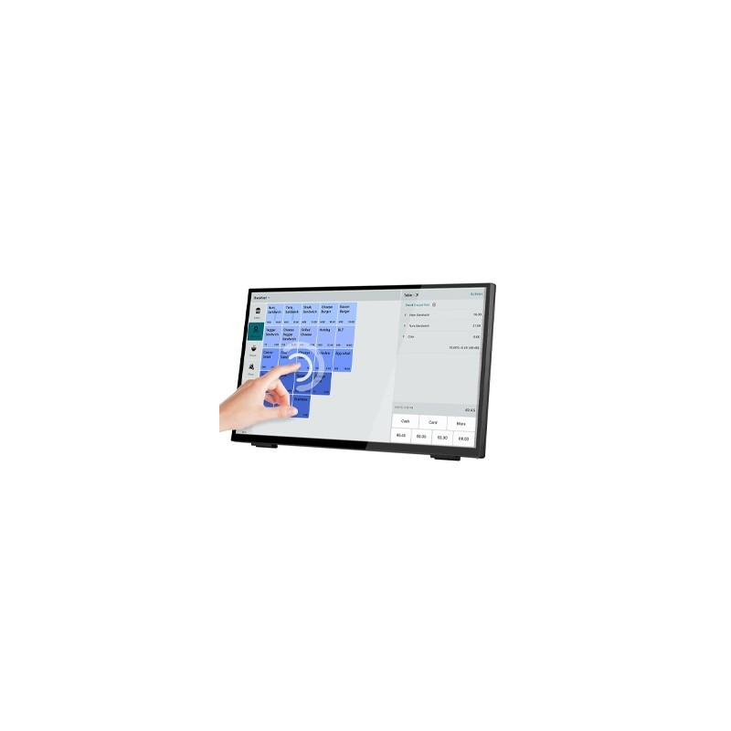 Atlantis Land A05-T24A-VHDM Monitor PC 54,5 cm (21.4") 1920 x 1080 Pixel Full HD LED Touch screen Nero