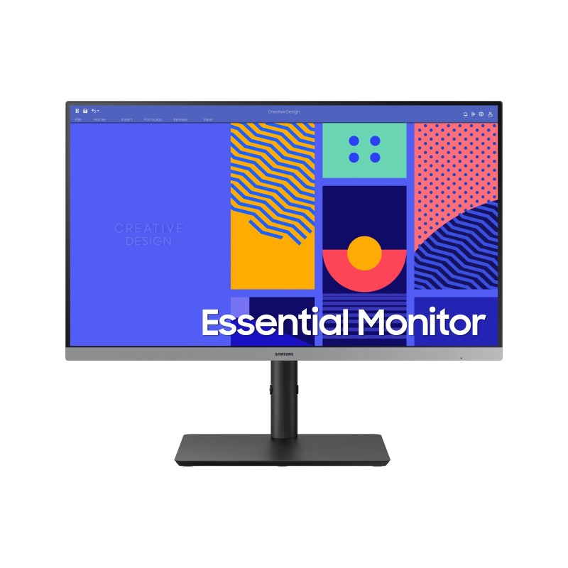 Samsung Essential Monitor S4 S43GC Monitor PC 61 cm (24") 1920 x 1080 Pixel Full HD LCD Nero