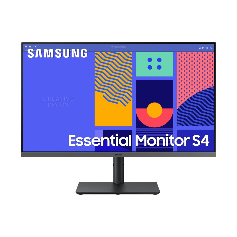 Samsung Essential Monitor S4 S43GC LED display 68,6 cm (27") 1920 x 1080 Pixel Full HD Nero