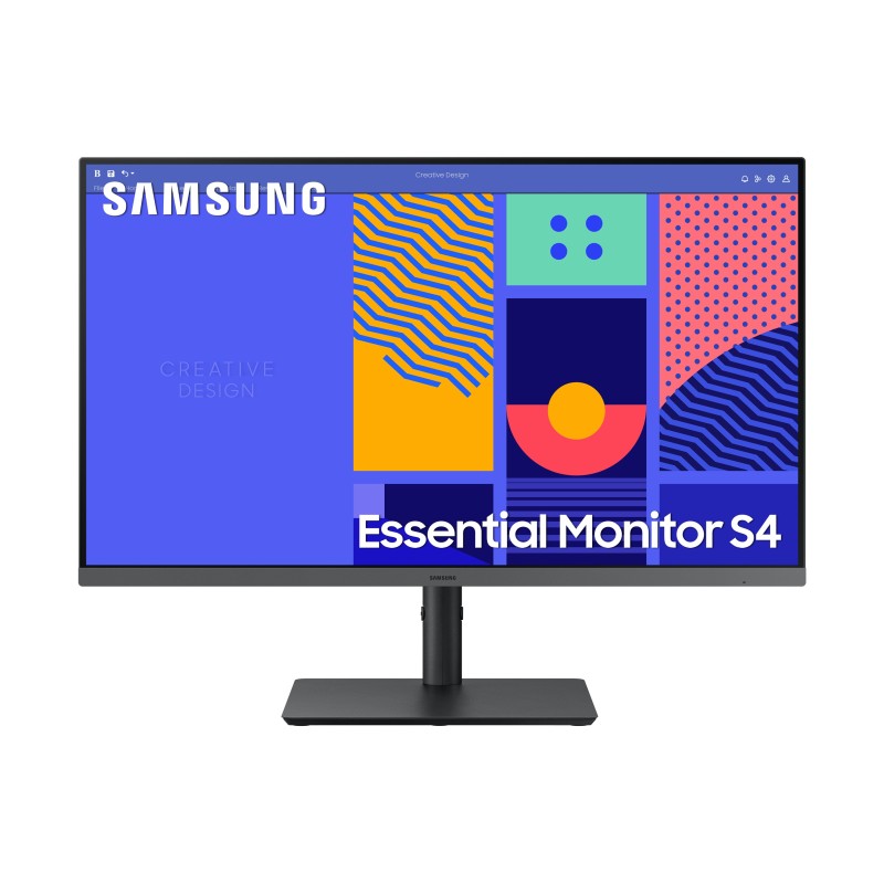 Samsung Essential Monitor S4 S43GC LED display 68,6 cm (27") 1920 x 1080 Pixel Full HD Nero