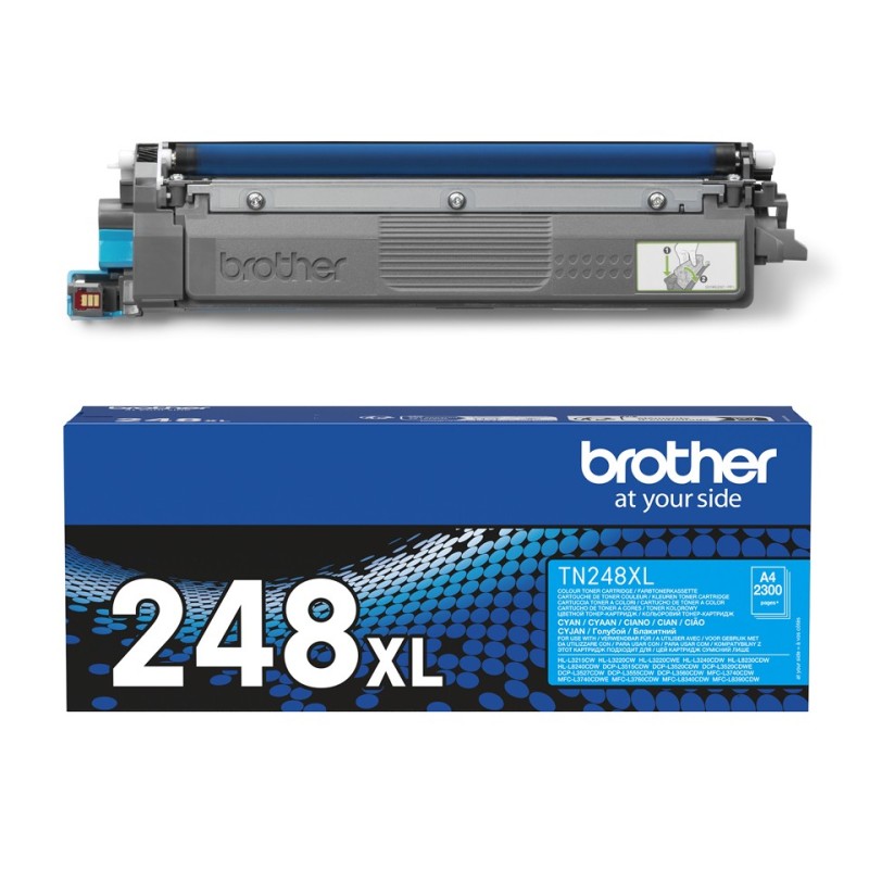 Brother TN-248XLC cartuccia toner 1 pz Originale Ciano