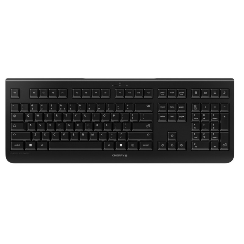 CHERRY KW 3000 tastiera RF Wireless QWERTY US International Nero