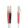 StarTech.com Cavo in Fibra Ottica Multimodale OM4 LC LC UPC da 20 m, Fibra LOMMF VCSEL da 50 125 µm, reti 100G, Cavo Ottico con